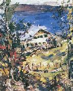 Lovis Corinth Walchensee, Landhaus mit Wascheplatz Spain oil painting artist